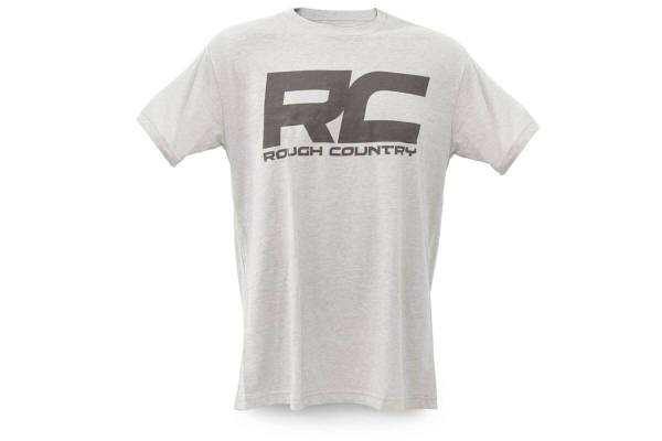 Rough Country - RC Grey Logo T Shirt Men Large Rough Country