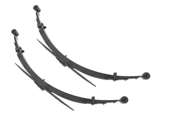 Rough Country - Rear 56 Inch Leaf Springs 4 Inch Lift Pair 77-91 GMC Half-Ton Suburban 4WD Rough Country