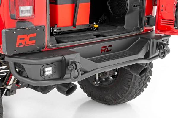 Rough Country - Rear Bumper Tubular 07-18 Jeep Wrangler JK Rough Country