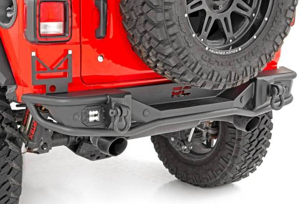 Rough Country - Rear Bumper Tubular 18-22 Jeep Wrangler JL 4WD Rough Country