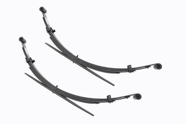 Rough Country - Rear Leaf Springs 4 Inch Lift Pair 70-89 Dodge W100 Truck/70-80 W200 Truck 4WD Rough Country