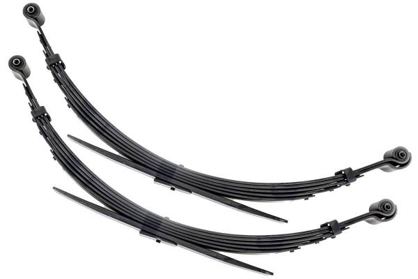 Rough Country - Rear Leaf Springs 4 Inch Lift Pair 73-76 GMC Half-Ton Suburban 4WD Rough Country