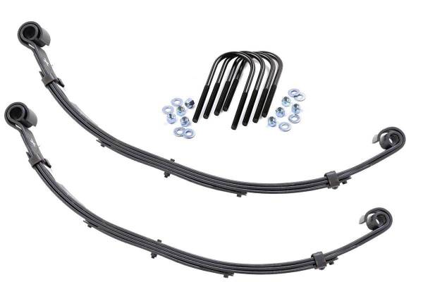 Rough Country - Rear Leaf Springs 4 Inch Lift Pair 82-86 Jeep CJ 7 4WD Rough Country