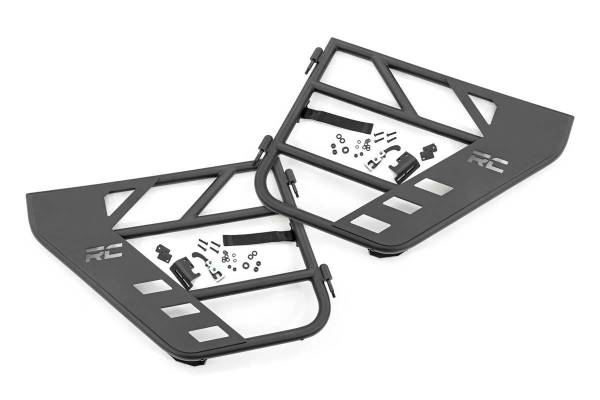 Rough Country - Rear Tubular Doors 20-22 Jeep Gladiator JT/18-22 Wrangler JL Rough Country