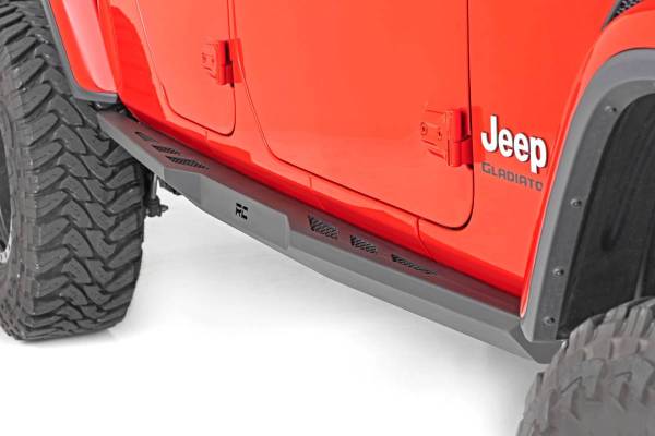 Rough Country - Rock Sliders Heavy Duty l 20-22 Jeep Gladiator JT 4WD Rough Country