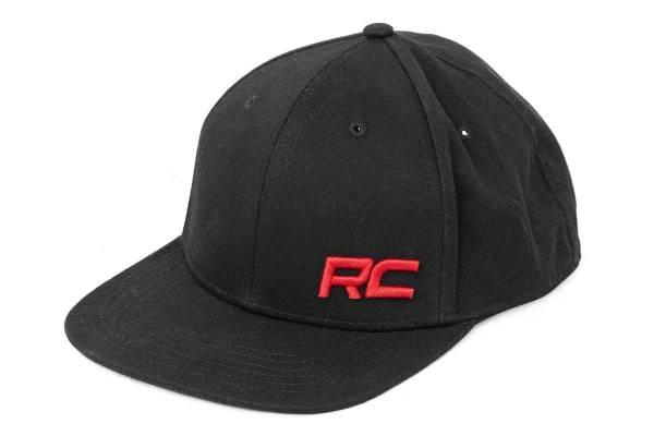 Rough Country - Rough Country Flat Bill Hat Black Rough Country