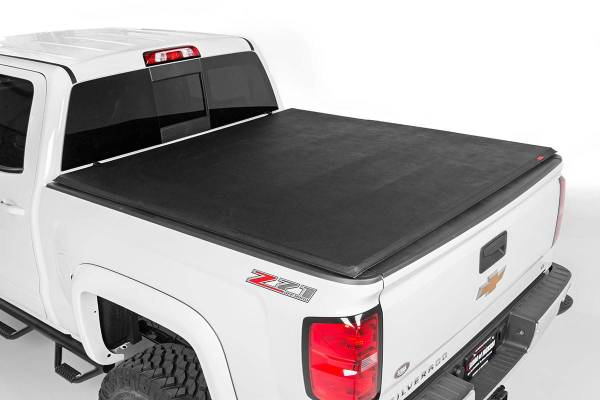 Rough Country - Soft Tri-Fold Bed Cover 88-06 Silverado/Sierra 1500-6 Foot 5 Inch Bed Rough Country