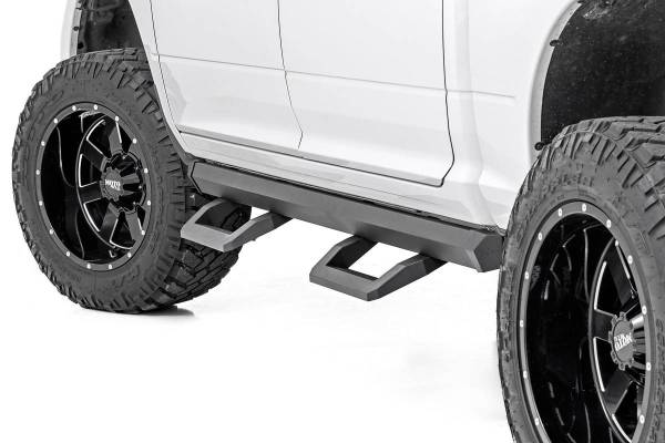 Rough Country - SR2 Adjustable Aluminum Steps Crew Cab 09-18 Ram 1500/10-18 2500 Rough Country