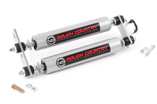 Rough Country - Toyota Dual Steering Stabilizer 86-95 4WD 4Runner 86- 95 Toyota Pickup Rough Country