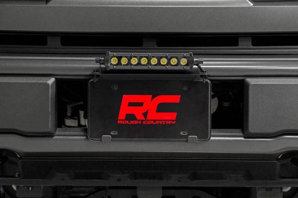 Rough Country - Universal 8 Inch LED License Plate Kit Black Series Rough Country