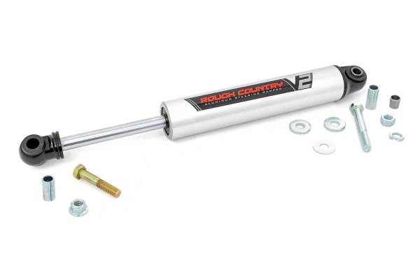 Rough Country - V2 Steering Stabilizer 11-15 Chevy/GMC 2500HD/3500HD Rough Country