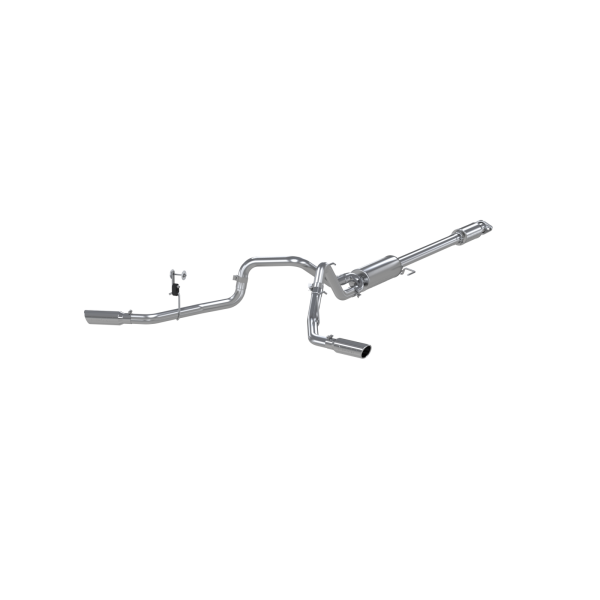 MBRP - 2.5 Inch Cat Back Exhaust System Dual Side Exit For 15-20 Ford F-150 5.0L Aluminized Steel MBRP