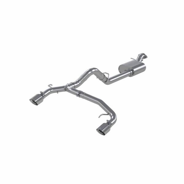 MBRP - 21-Up Ford Bronco 2.3L/2.7L EcoBoost 2/4-Door T304 Stainless Steel 3 Inch Cat-Back Dual Split Rear MBRP