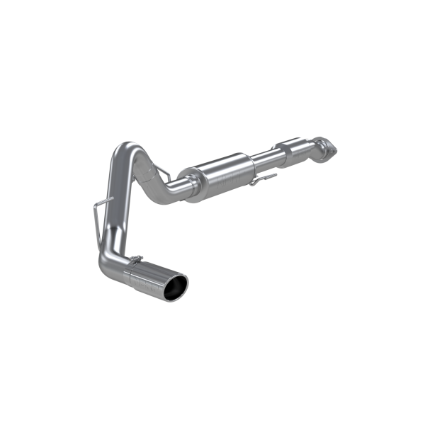 MBRP - 3 1/2 Inch Cat Back Exhaust System Single Exit For 11-14 Ford F-150 Raptor 6.2L Crew Cab/Short Bed Extended Cab Short Bed Aluminized Steel MBRP