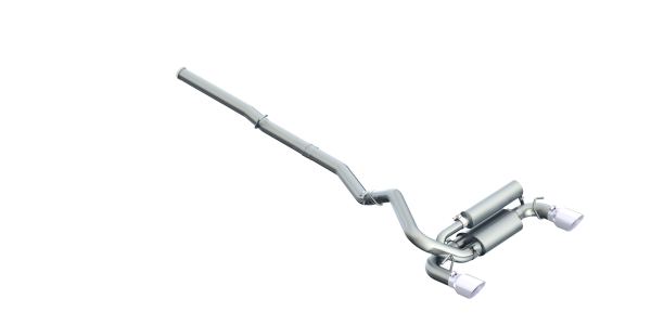 MBRP - 3 Inch Cat Back Exhaust System Dual Outlet For 16-18 Ford Focus RS T409 Stainless Steel MBRP