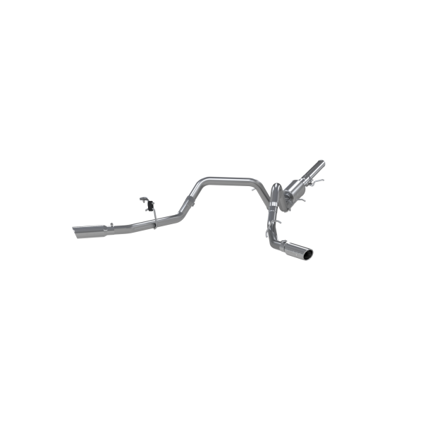 MBRP - 3 Inch Cat Back Exhaust System Dual Split Side Aluminized Steel For 14-18 Silverado/Sierra 1500 MBRP