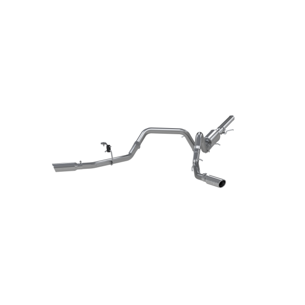 MBRP - 3 Inch Cat Back Exhaust System Dual Split Side T409 Stainless Steel For 14-18 Silverado/Sierra 1500 MBRP