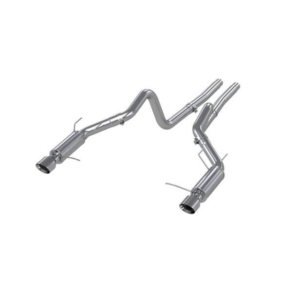 MBRP - 3 Inch Cat Back Exhaust System For 11-12 Ford Shelby GT500 Dual Split Rear Race Version 4.5 Inch Tips T304 Stainless Steel MBRP