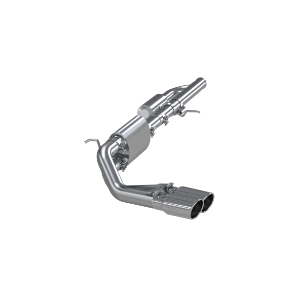 MBRP - 3 Inch Cat Back Exhaust System Pre-Axle Dual Outlet T304 Stainless Steel For 09-18 Silverado/Sierra 1500 4.3L V6, 5.3L V8 19-19 Silverado/Sierra 1500 4.3L V6, 5.3L V8 Limited LD MBRP