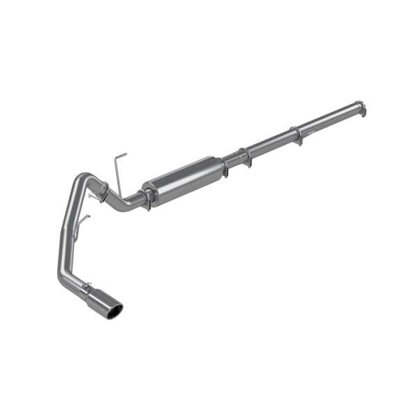 MBRP - 3 Inch Cat Back Exhaust System Single Side Aluminized Steel For 04-08 Ford F-150 4.6/5.4L Extended Cab/Crew Cab MBRP