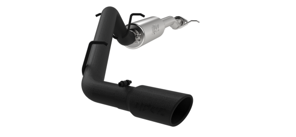 MBRP - 3 Inch Cat Back Exhaust System Single Side Black Coated For 15-16 Colorado/Canyon MBRP