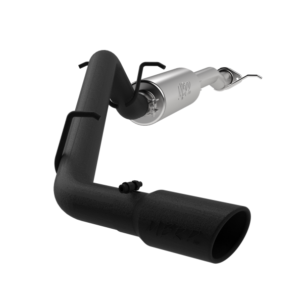 MBRP - 3 Inch Cat Back Exhaust System Single Side Black Coated For 17-22 Colorado/Canyon 2.5L/3.6L MBRP