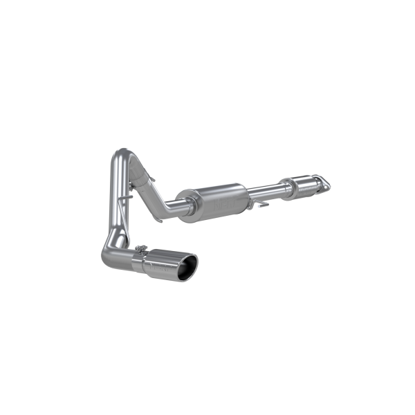 MBRP - 3 Inch Cat Back Exhaust System Single Side Exit Aluminized Steel For 15-20 Ford F-150 5.0L MBRP