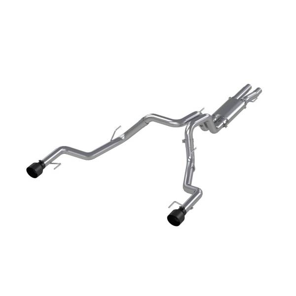 MBRP - 3 Inch Exhaust Resonator Back Dual Rear Exit T409 Stainless Steel For 17-20 Ford F-150 Raptor 3.5L EcoBoost MBRP