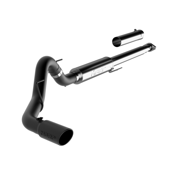 MBRP - 4 Inch Cat Back Exhaust System For 15-20 Ford F-150 2.7L/3.5L EcoBoost Single Black Finish MBRP