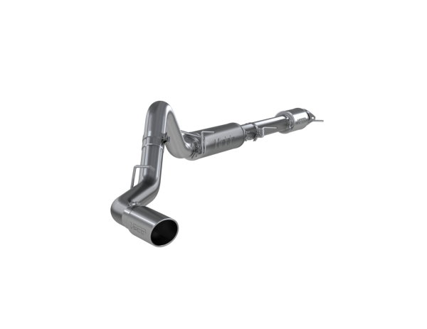 MBRP - 4 Inch Cat Back Exhaust System Single Side Exit 20-Up Silverado/Sierra 2500/3500 HD 6.6L V8 Armor Pro MBRP