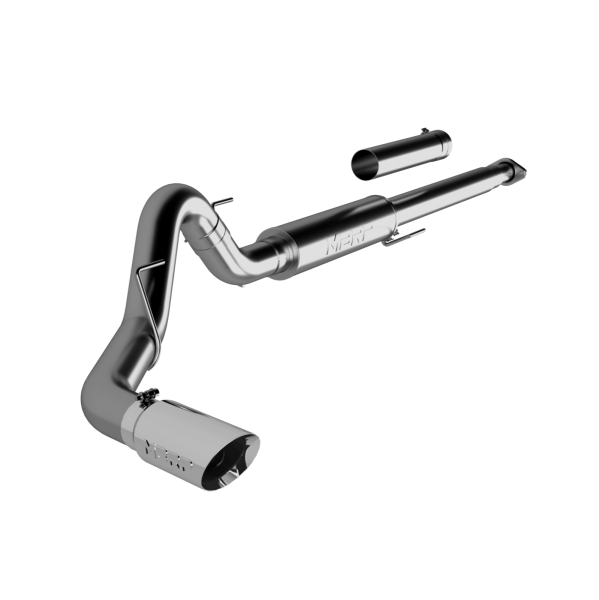 MBRP - 4 Inch Cat Back Exhaust System Single T304 Stainless Steel For 15-20 Ford F-150 2.7L/3.5L EcoBoost Excludes 19 F150 Limited MBRP