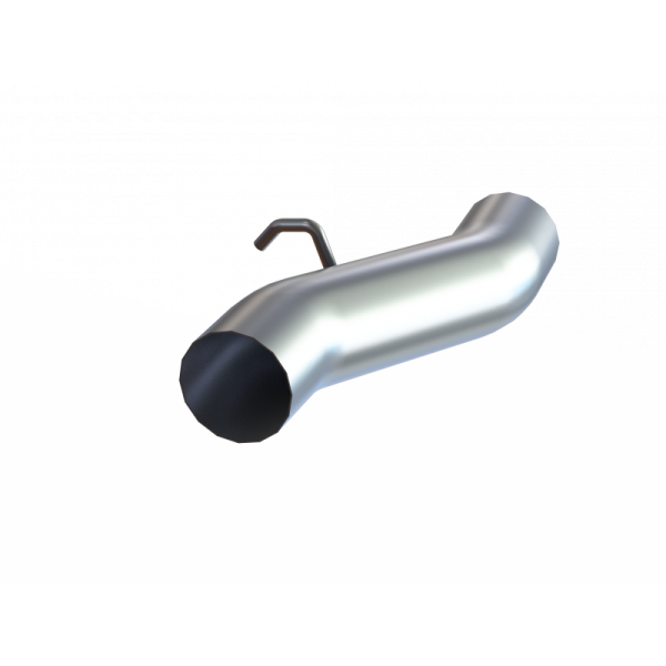 MBRP - 4 Inch Exhaust Pipe For 06-07 Silverado/Sierra 2500/3500 T409 Stainless Steel Regular Cab Adaptor Duramax MBRP