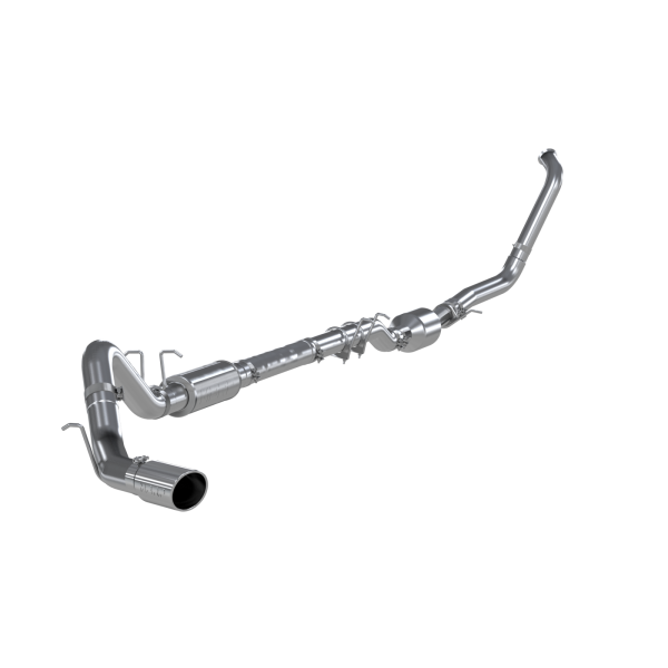 MBRP - 4 Inch Exhaust System Kit Turbo Back For 03-07 Ford F-350/450/550 6.0L Single Side Exit Aluminized Steel MBRP