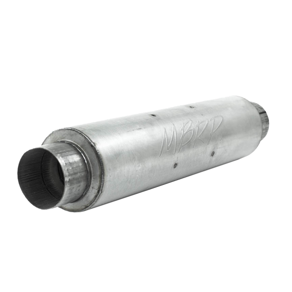 MBRP - 4 Inch Inlet/Outlet Quiet Tone Exhaust Muffler 24 Inch Body 6 Inch Diameter 30 Inch Overall Aluminized Steel MBRP