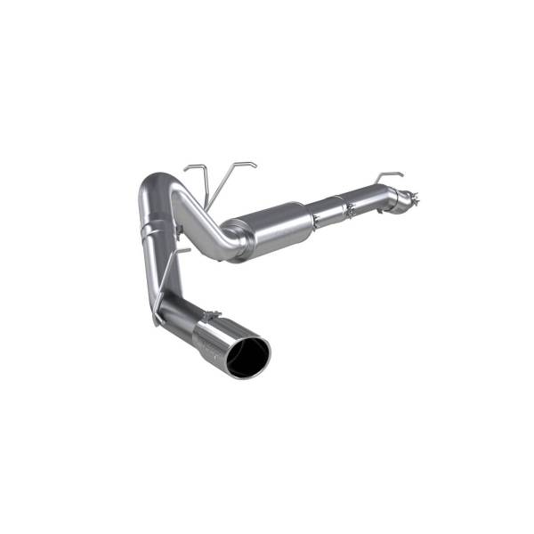 MBRP - 4 Inch Resonator Back Exhaust System Single Side Exit Aluminized Steel For 11-16 Ford F-250/350 6.2L MBRP