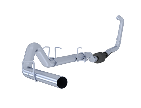 MBRP - 4 Inch Turbo Back Single Side Exit No Muffler T409 Stainless Steel For 03-07 Ford F-250/350 6.0L, Extended Cab/Crew Cab MBRP