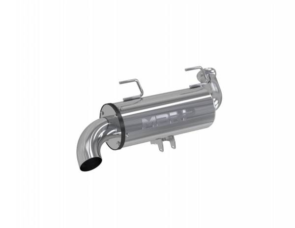 MBRP - 5 inch ATV Performance Muffler Single Slip-On 17-23 Polaris Sportsman Performance Series MBRP