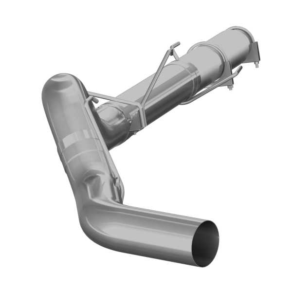 MBRP - 5 Inch Cat Back Exhaust System Single Side Exit No Muffler For 04-07 Dodge Ram 2500/3500 Cummins 600/610 MBRP