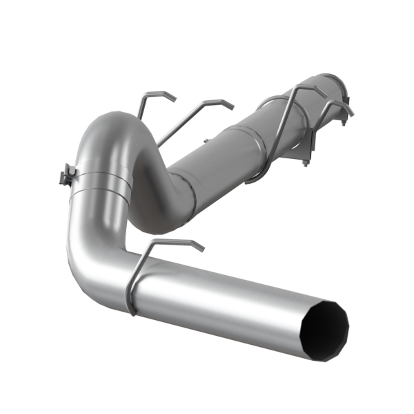 MBRP - 5 Inch Cat Back Exhaust System Single Side Exit, No Muffler For 03-07 Ford F-250/350 6.0L, MBRP