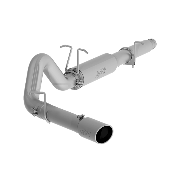 MBRP - Cat Back Exhaust System 4 Inch Single Side Exit 5 Inch OD Tip Included Aluminized Steel For 99-04 Ford F-250/350 V-10 MBRP