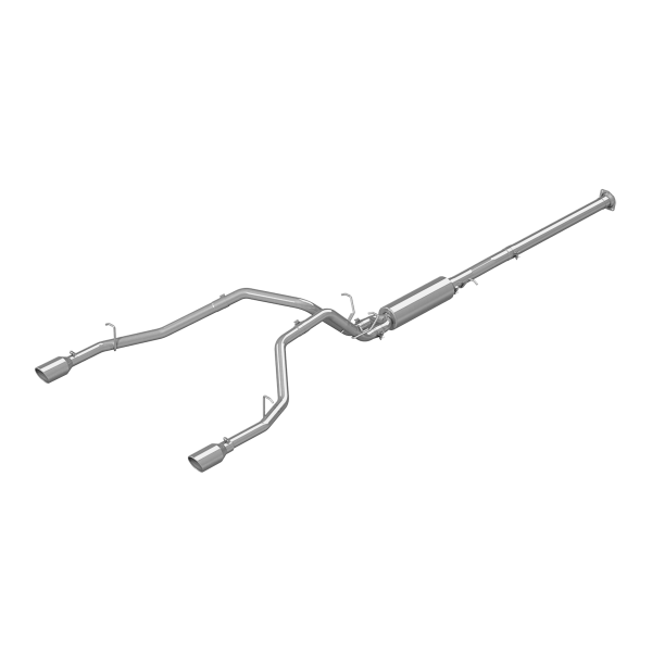 MBRP - Cat Back Exhaust System Dual Split Rear T304 Stainless Steel For 19-Up RAM Hemi 1500 5.7L MBRP