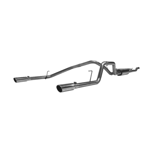 MBRP - Cat Back Exhaust System Dual Split Rear T409 Stainless Steel For 04-15 Nissan Titan 5.6L MBRP