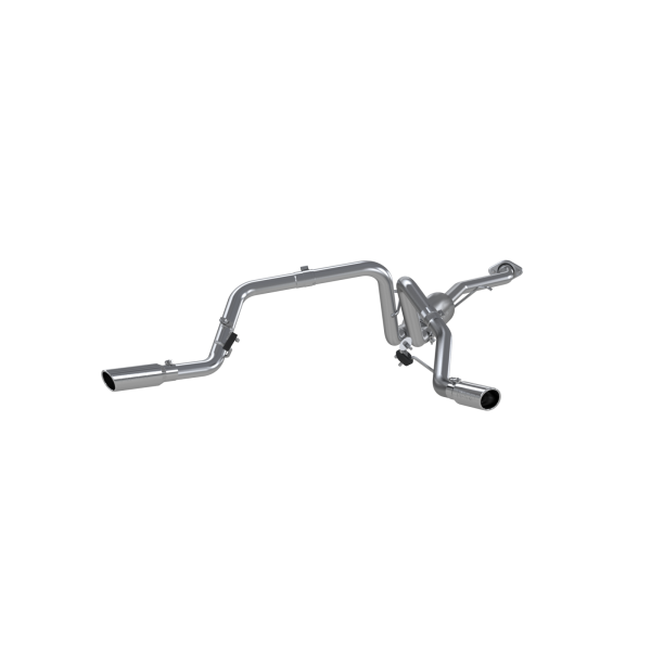 MBRP - Cat Back Exhaust System Dual Split Side Aluminized Steel For 03-07 Silverado/Sierra 1500 Classic 4.8/5.3L Ext/Crew Cab MBRP