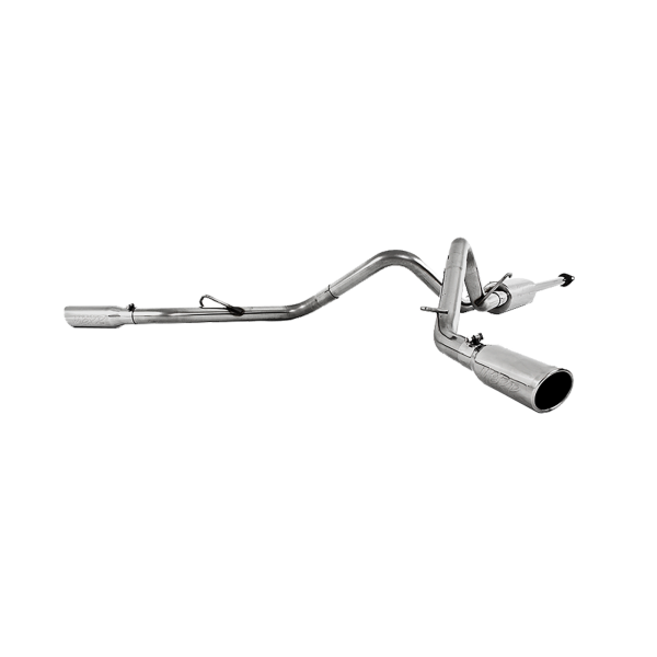 MBRP - Cat Back Exhaust System Dual Split Side T409 Stainless Steel For 05-15 Toyota Toyota Tacoma MBRP