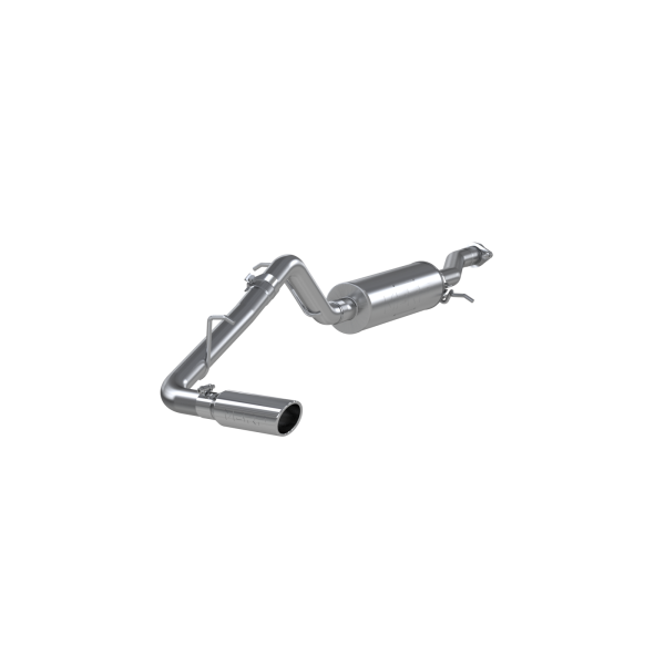 MBRP - Cat Back Exhaust System Single Side 3.5 Inch Tip Aluminized Steel For 04-12 Colorado/Canyon 2.8/2.9/3.5/3.7L Extended Cab/Crew Cab Short Bed MBRP