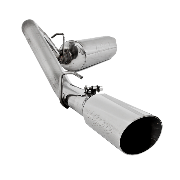 MBRP - Cat Back Exhaust System Single Side Aluminized Steel For 00-06 Jeep Wrangler TJ Inline-4 2.5L, Inline-6 4.0L MBRP