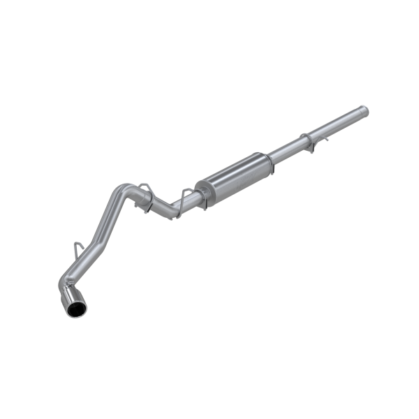 MBRP - Cat Back Exhaust System Single Side Aluminized Steel For 09-13 Silverado/Sierra 1500 4.8/5.3/6.0L RC/Extended Cab/Crew Cab MBRP