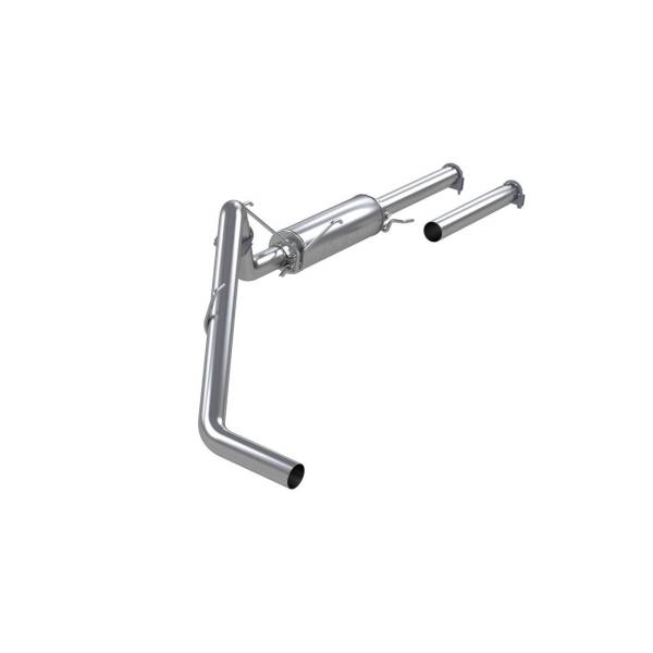 MBRP - Cat Back Exhaust System Single Side No Tip Aluminized Steel For 04-05 Dodge Ram Hemi 1500 4.7L and 5.7L Standard Cab/Crew Cab/Short Bed MBRP