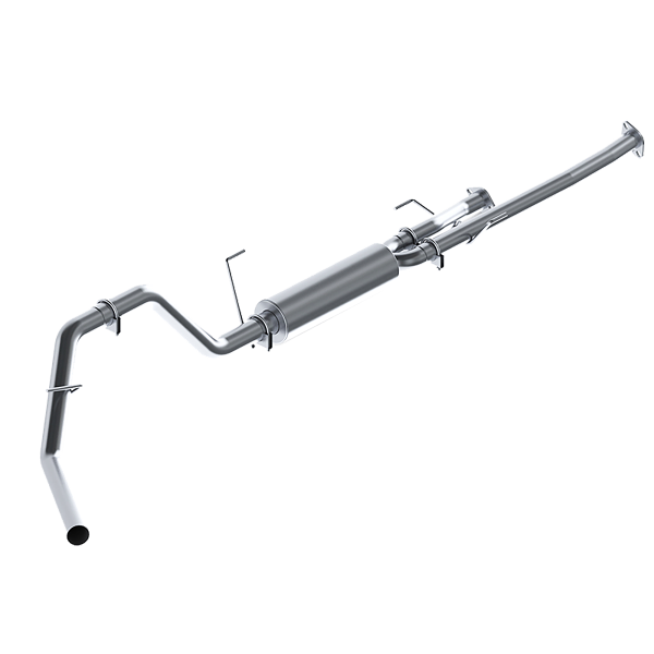 MBRP - Cat Back Exhaust System Single Side No Tip Aluminized Steel For 09-21 Toyota Tundra MBRP