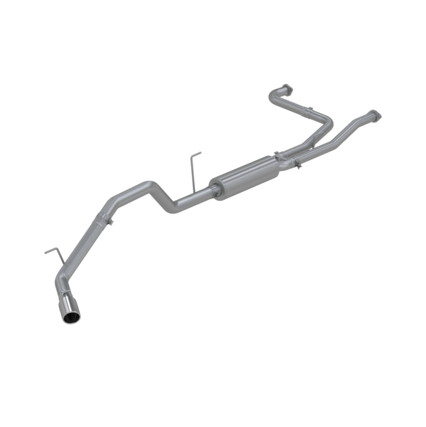 MBRP - Cat Back Exhaust System Single Side T409 Stainless Steel For 04-15 Nissan Titan 5.6L Extended/Crew Cab MBRP